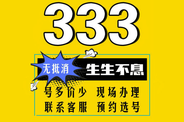 东明135开头尾号333手机靓号出售